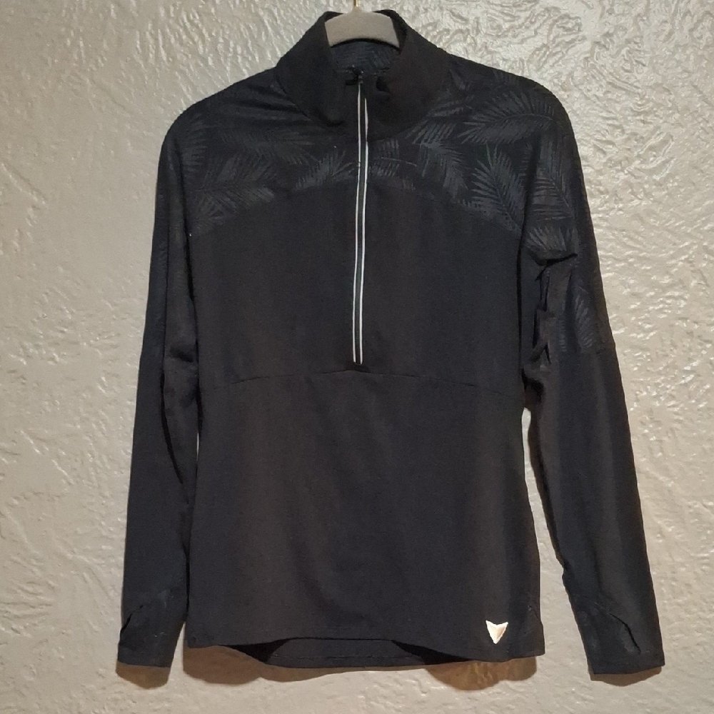 Korsa Women's Black Quarter-Zip Top Size XS